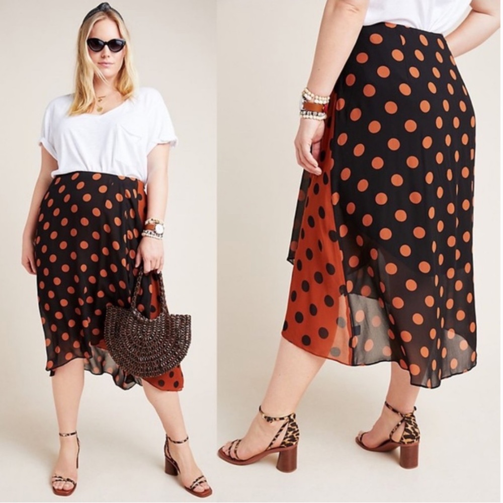 NWT A+ by Anthropologie Oksana Midi Skirt. Size 2X